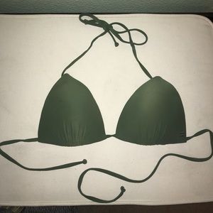 Olive Green Billabong Bikini Top